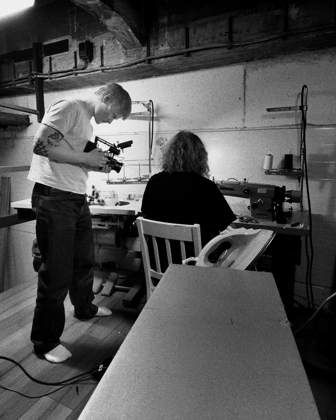 Behind the scenes on Sting