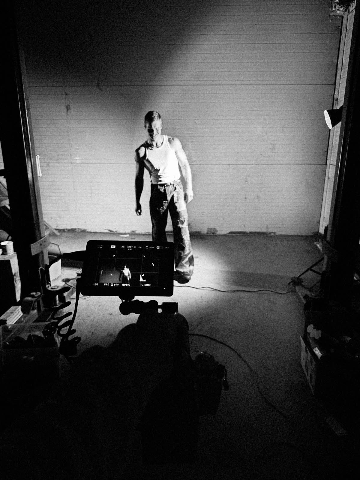 Behind the scenes on the Sting lookbook