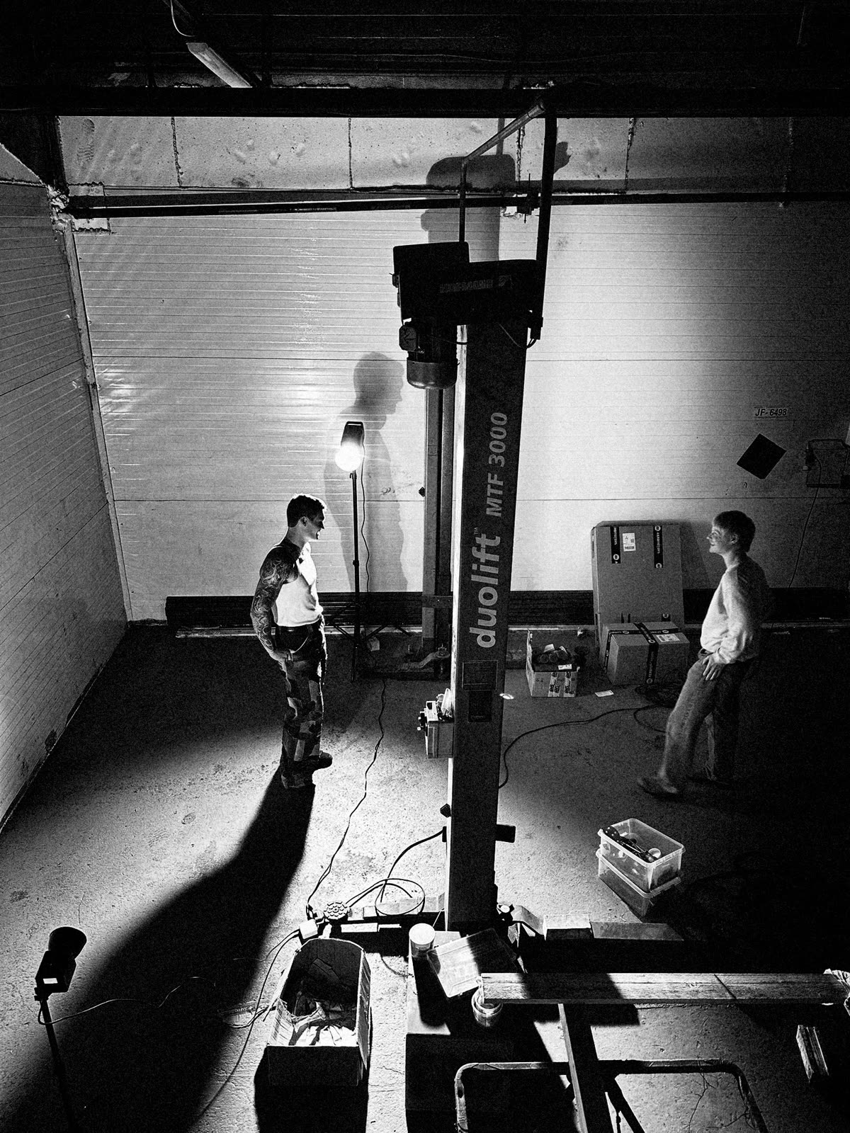 Behind the scenes on the Sting lookbook